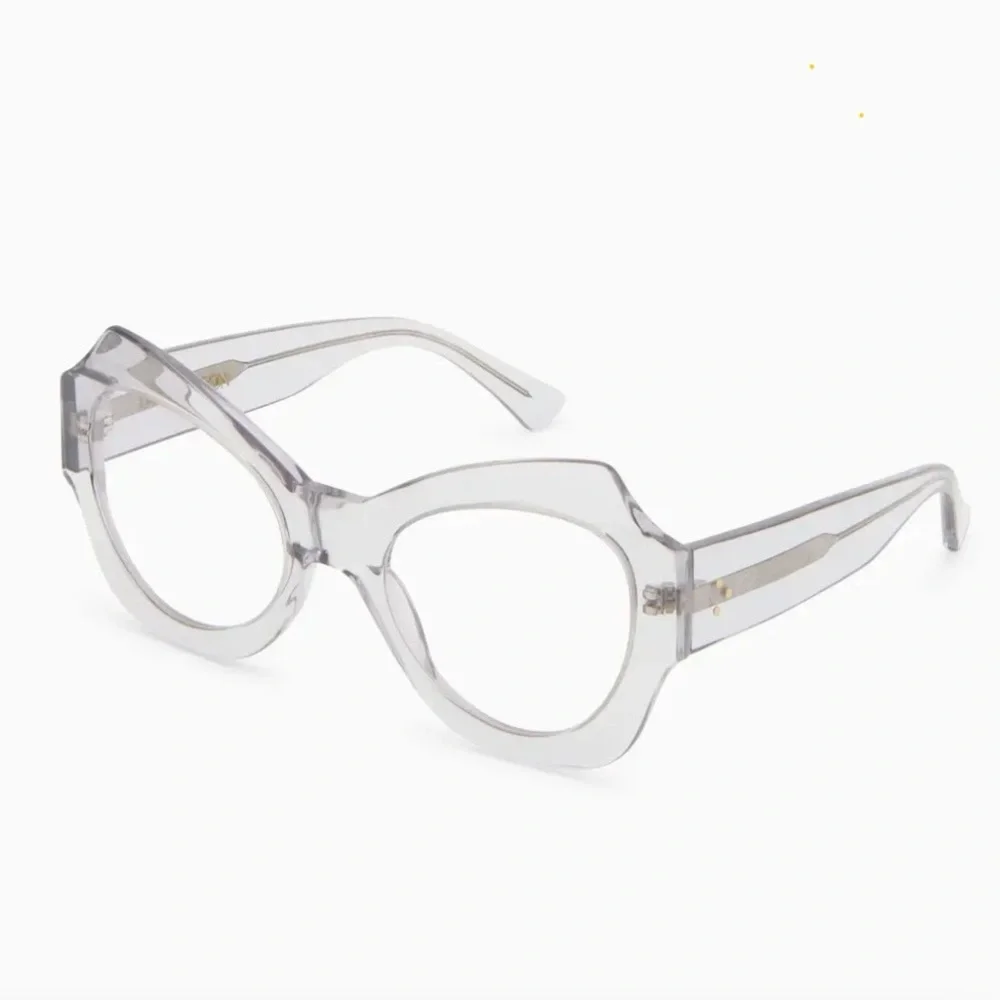Ulla Johnson Opal Butterfly Sunglasses in Azure Blue Acetate Women’s NWT